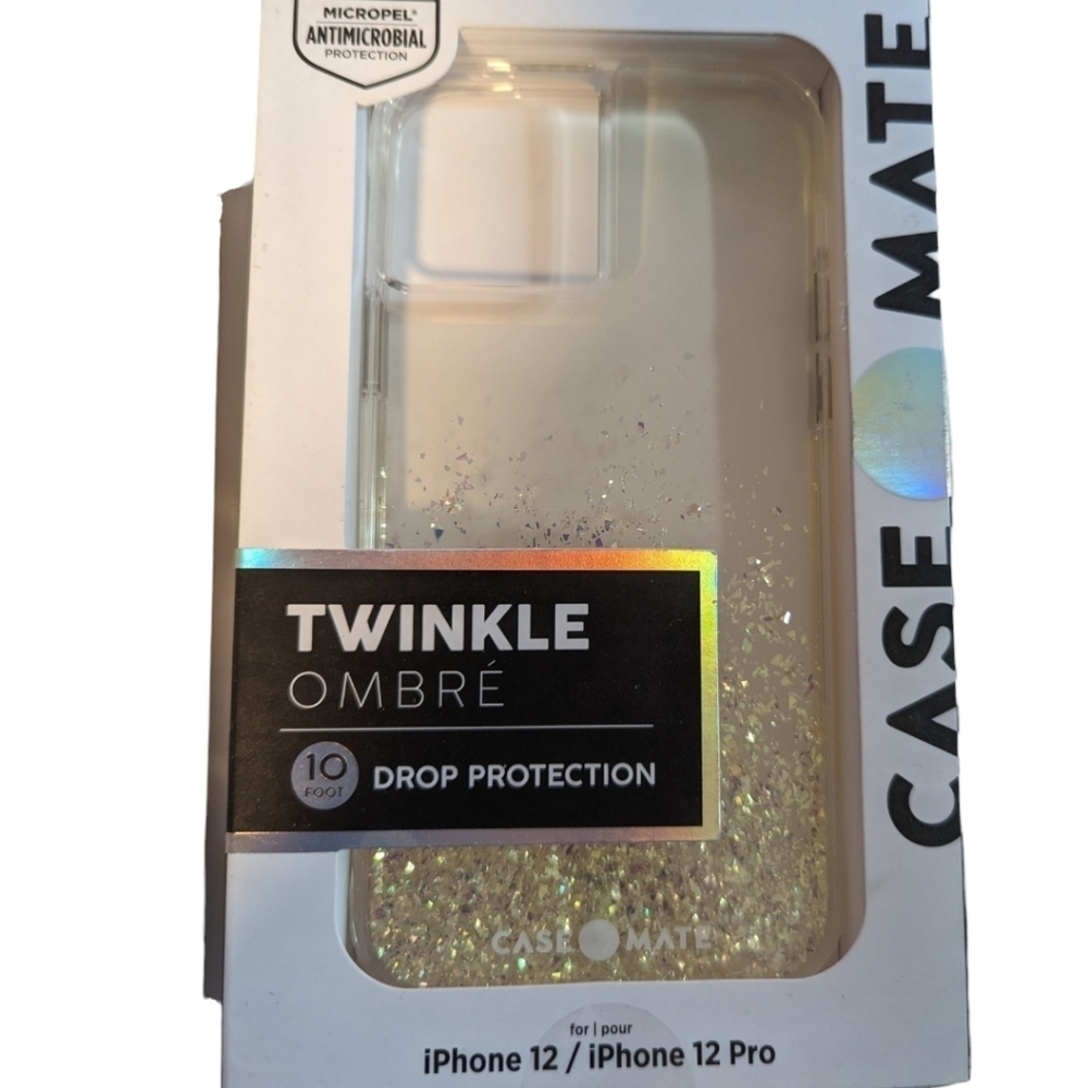 NEW Case-Mate Twinkle Ombre Gold iPhone 12 / 12 Pro